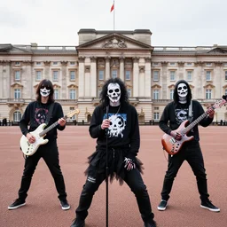 kawaii death grips performing in buckingham palace