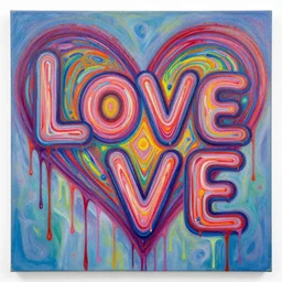 love conciousness ( ( ( psychedelic dripping color ) ) ), detailed painting by painting by pablo amaringo alex grey