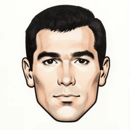 male!!! jim lee!!! macro face shot!! flat ink sketch by john romita face close up headshot superman costume in the style of john romita, x - men superhero comic book character byjohn romita