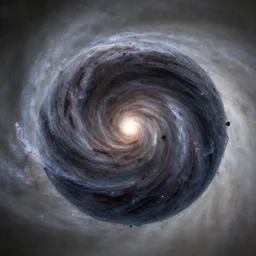 a still of spiral galaxy inside a black hole, high detail, smooth, sharp focus, cgsociety, artstation, finished render, illustration, unreal engine, 8 k, 4 k