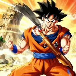 goku fighting the government, realistic