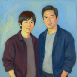 by shusei nagaoka, david rudnick, airbrush on canvas, pastell colours, cell shaded