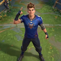 fizz from league of legends, live action adaptation shot, vibrant, realistic,