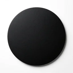 black circle in a white background