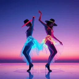 album cover of two color hologram dancers by conrad roset and akihiko yoshida