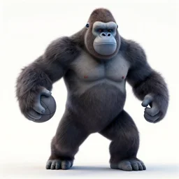 king kong playing basketball