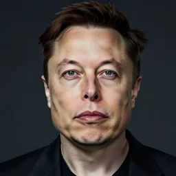 elon musk's face on greta thunberg