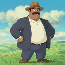 steve harvey as a studio ghibli character