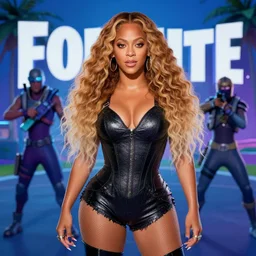 beyonce streaming fortnite on twitch