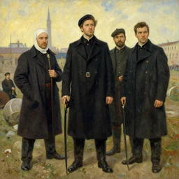 the soviet revolution by denis villeneuve tom anders zorn hans dragan bibin thoma greg rutkowski ismail inceoglu alphonse mucha