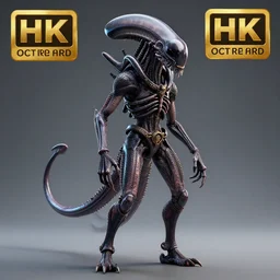 hybrid witch king of angmar xenomorph parasite, photorealistic, 3d render, award winning render, unreal engine, octane render, studio lighting, 8k, hd