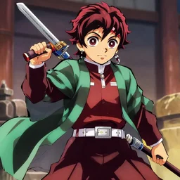 luke skywalker in demon slayer style