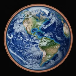 A detailed painting of a cross-section of the Earth, high detail, digital art