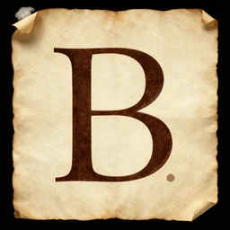 letters on parchment falconi