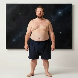 kevin smith wearing the worlds biggest short - pants, cosmic horror painting, elegant intricate digital painting artstation concept art by mark brooks and brad kunkle detailed