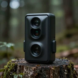 paranormal trailcam photograph with a flash, realistic, photo realism, hyper realistic, hyper realism, photo realisitc, cinematic render, film, beautifully lit, ray traced, octane 3 d render, octane render, unreal engine