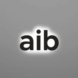 aib minimalist logo by alan fletcher