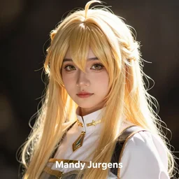 Portrait of Saber from Fate by Mandy Jurgens