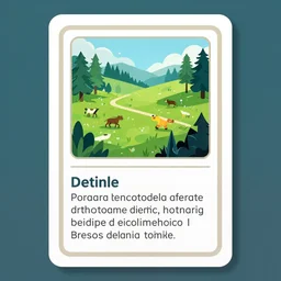 vector design of one fantasy card, field for illustration and description, very detailed and clean, one card, intricate design, solid border