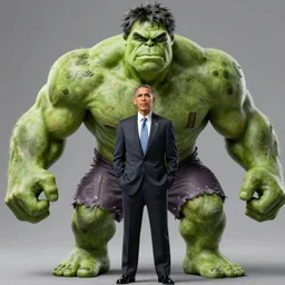 barack obama as a the hulk, 8 k resolution