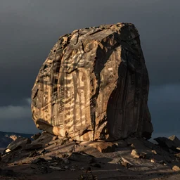 photo of a pedestal rock formation