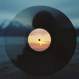 alaskan ideas modern style music album art, soft lighting, film, nostalgia, for boards of canada album cover