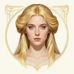 masterpiece head-on symmetrical centered portrait, Elisha Cuthbert as a paladin, blonde hair, art nouveau, gothic, victorian, elegant, distant, in the style of Edgar Maxence and Ross Tran and Zdzisław Beksiński and Michael Whelan and Gustave Doré, specular highlights, 8k, octane render