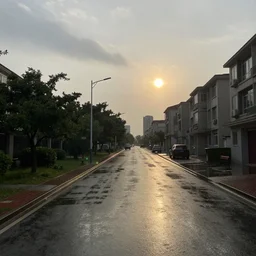 Rain and Sun at the same time