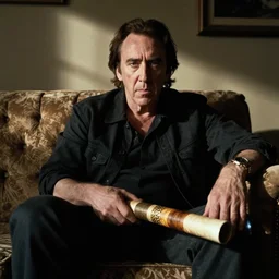 nicolas cage smoking huge blunt on couch