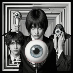 surrealism art by colin christian and junji ito and mc escher and ian miller, faberge eyeballs, trypophobia! eyes, eyes everywhere, symmetry!, eyes!, ( cognitive illusion )!!, oleg suplyak, highly detailed, infinite intricacy