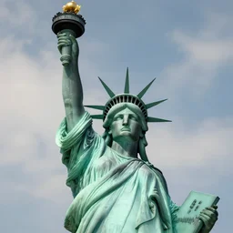 the statue of liberty in red dead redemption 2, ps 5 screenshot