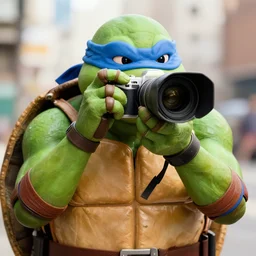 ninja tutles photograph camera obscura