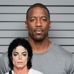 dwayne the rock michael jackson, mugshot