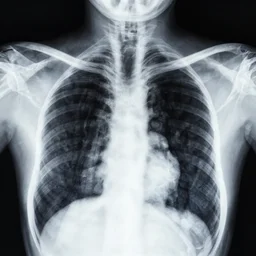monkey's chest xray, detailed, 4 k