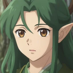 A close-up anime character concept of Ssunbiki as an elvish druid || cute-fine-face, pretty face, realistic shaded Perfect face, fine details by Stanley Artgerm Lau, WLOP, Rossdraws, James Jean, Andrei Riabovitchev, Marc Simonetti, and Sakimichan, tranding on artstation