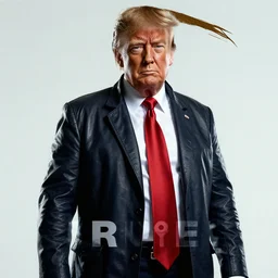 trump as terminator, movie poster, digital art, high - detailed, 4 k, artstation, hyper - realistic, by drew struzan