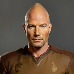 portrait of Jean Luc Picard, 4K, UHD intricate, elegant, highly detailed, centered, digital painting, artstation, concept art, smooth, sharp focus, illustration, by Peter Mohrbacher, WLOP