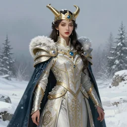 azure viking warrior, regal, elegant, winter, snow, beautiful, stunning, hd, illustration, epic, d & d, fantasy, intricate, elegant, highly detailed, digital painting, artstation, concept art, smooth, sharp focus, illustration, wallpaper, art by artgerm and greg rutkowski and alphonse mucha and jin xiaodi