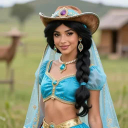 princess Jasmine as a hillbilly,