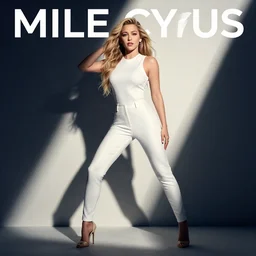 propaganda poster, miley cyrus, action pose