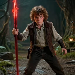 professional photograph of will from stranger things playing dungeons and dragons, HD, 8K