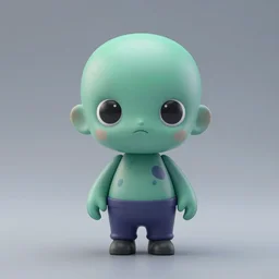 ultra cute design for a Cthulhu art vinyl toy, Pixar, studio lighting, product shot