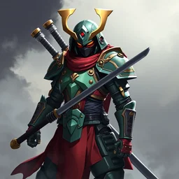 samus the samurai android, trending on artstation, anime style