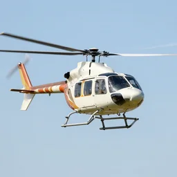 flying helicopter