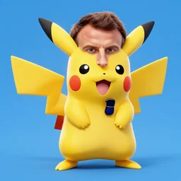 Emmanuel Macron in pokemon, artstation