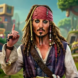 portrait jack sparrow, octane render, detailed, brawl stars, unreal engine 5, cinema 4 d cinematic, artstation, greg rutkowski, clash of clan, clash royal