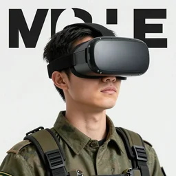 poster estilo guerra, gafas realidad virtual, completo, hd, alistamiento, anos 5 0