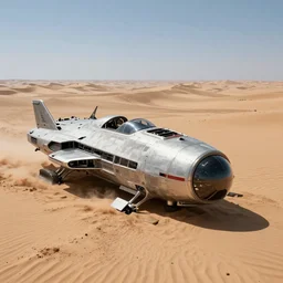 crushed alien spaceship in desert, concept art by john park, darek zabrocki, tyler edlin, jordan grimmer, neil blevins, craig mullins, highly detailed, ultra detailed, ultra realistic, wide angle lens, trending on artstation
