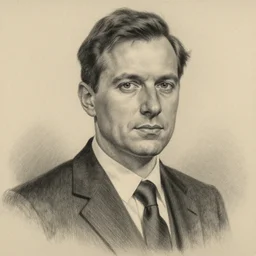 charcoal drawing portrait of a man in suit by darek zabrocki and greg ruthkowski, alphonse mucha, simon stalenhag and cinematic and atmospheric, concept art, artstation, trending on artstation