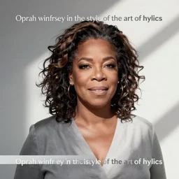 “ oprah winfrey in the style of the art of hylics ”